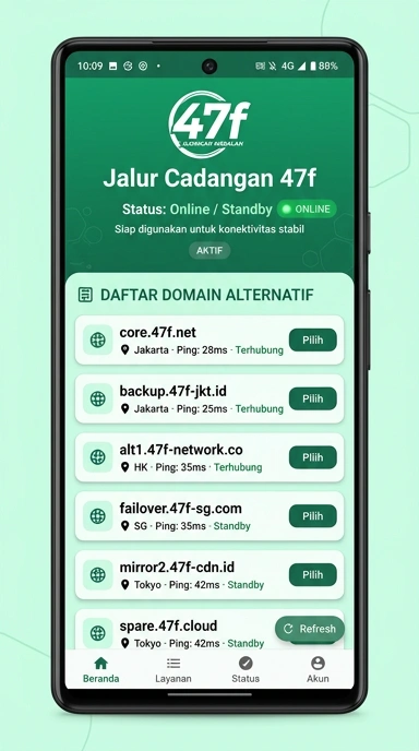 Link Alternatif 47f untuk Pengguna Android