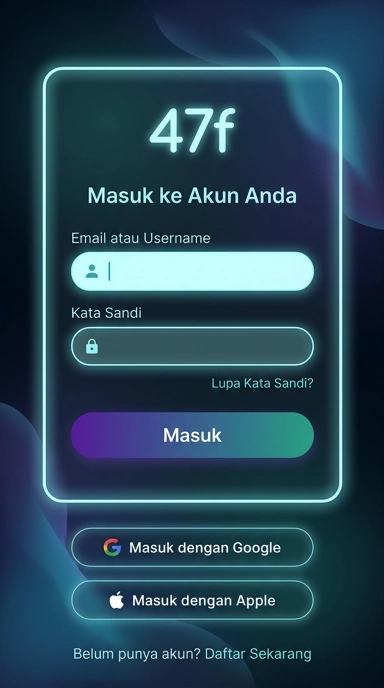Masuk Akun 47f untuk Pengguna Android
