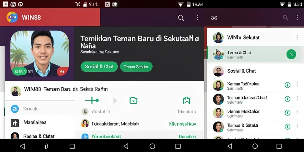 Antarmuka aplikasi WIN88 yang menarik dan mudah digunakan.